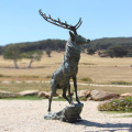 Estatuas del jardín paisajismo arte artesanal skyfall película estatua del ciervo de bronce